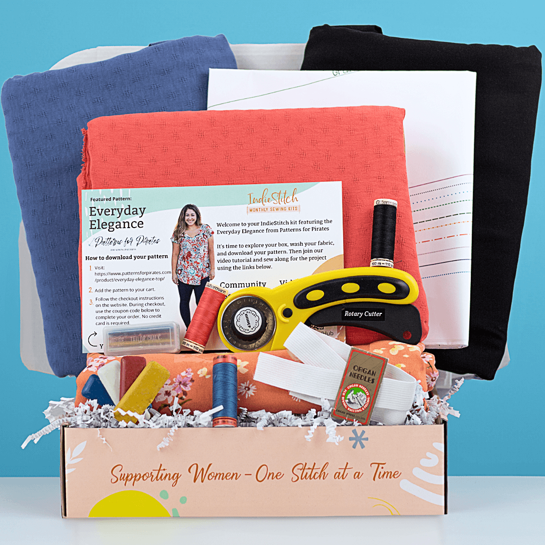 Sewing subscription box contents